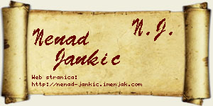 Nenad Jankić vizit kartica